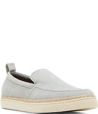 Steve Madden Men's Abiza Canvas Casual Slip On Sneakers