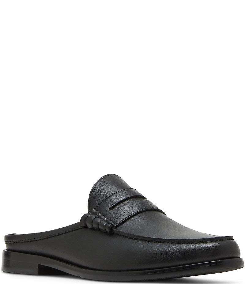 Steve Madden Men's Abott Leather Penny Loafer Mules