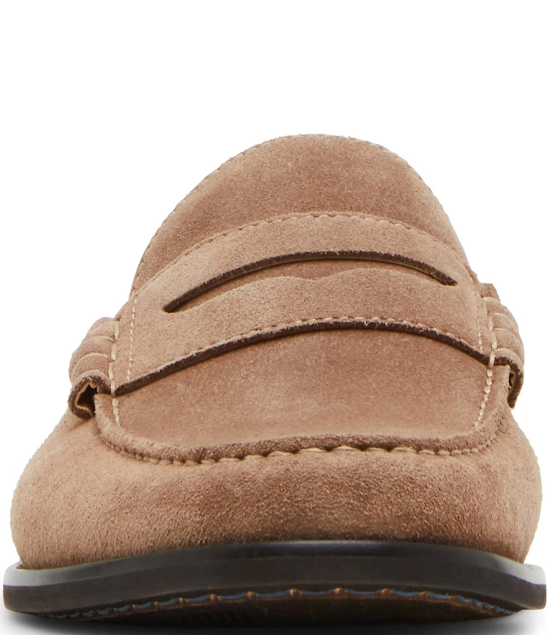Steve Madden Men's Abott Suede Penny Loafer Mules