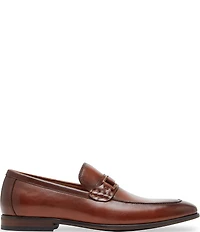 Steve Madden Men's Adair Leather Bit Buckle Dress Loafers
