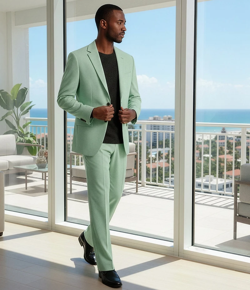 Steve Madden Men's Adair Leather Buckle Hardware Dress Loafers