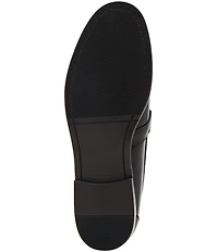 Steve Madden Men's Alcona Leather Western Buckle Hardware Dress Loafers