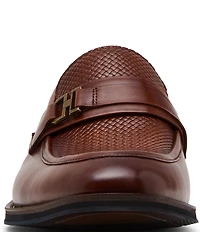 Steve Madden Men's Amboy Leather Bit Hardware Dress Loafers