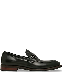 Steve Madden Men's Amboy Leather Bit Hardware Dress Loafers