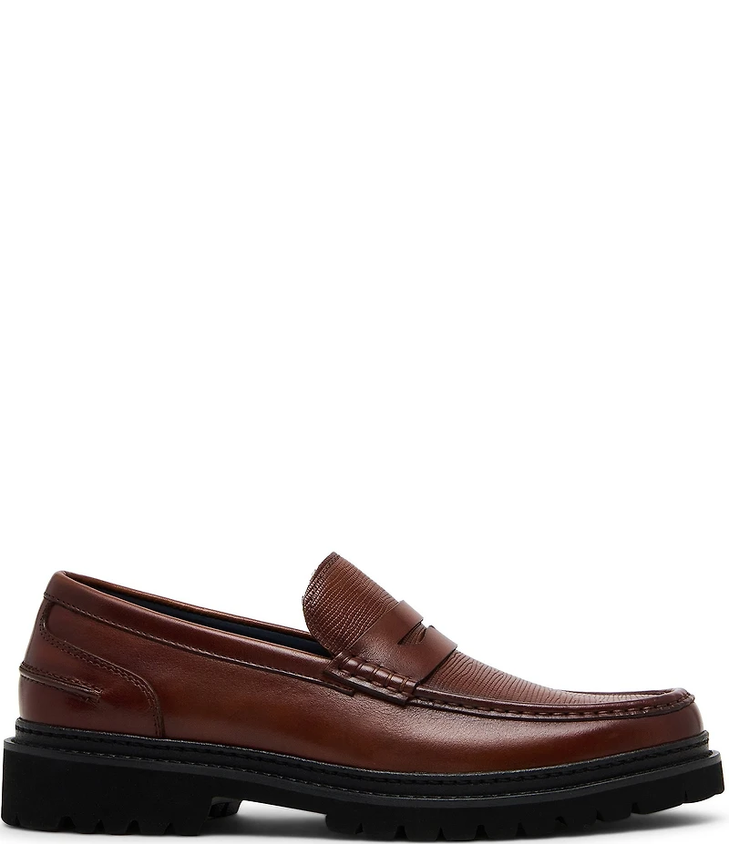 Steve Madden Men's Ashland Leather Penny Loafers