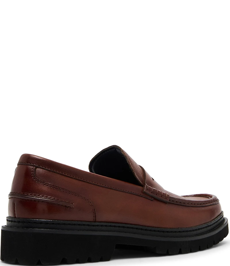 Steve Madden Men's Ashland Leather Penny Loafers
