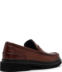 Steve Madden Men's Ashland Leather Penny Loafers