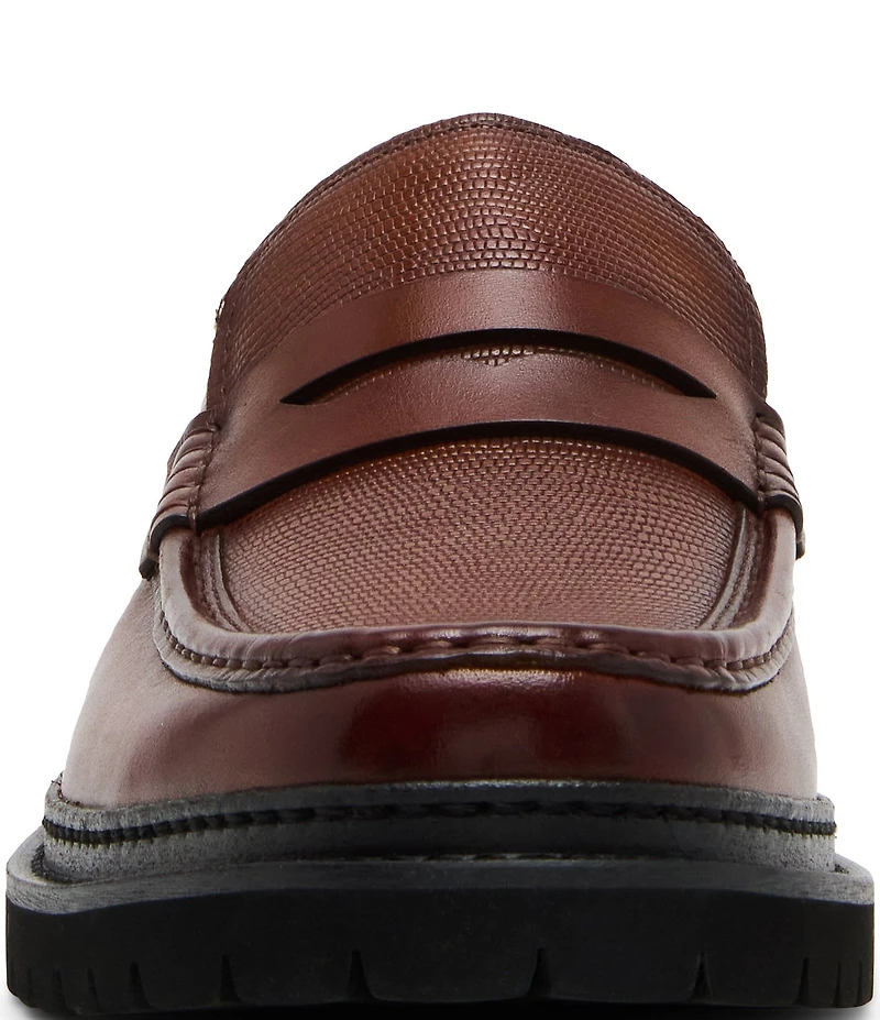 Steve Madden Men's Ashland Leather Penny Loafers