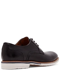 Steve Madden Men's Bader Perforated Leather Plain Toe Lace Up Oxfords