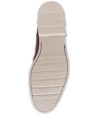 Steve Madden Men's Bader Perforated Leather Plain Toe Lace Up Oxfords
