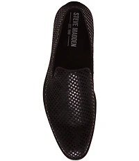Steve Madden Men's Berton Leather Embellished Slip On Loafers