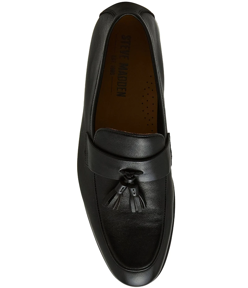 Steve Madden Men's Biscayne Leather Tassel Loafers