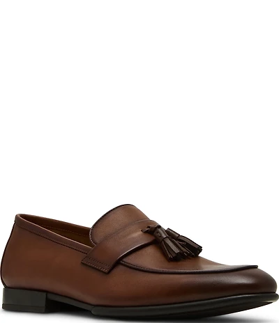 Steve Madden Men's Biscayne Leather Tassel Loafers