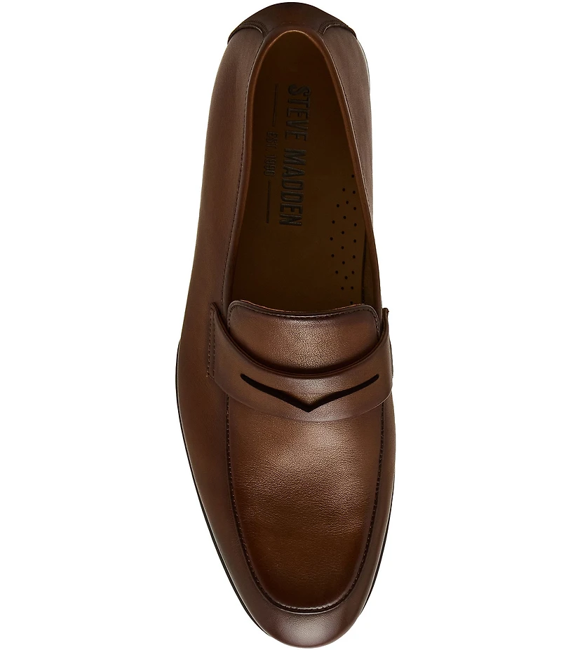 Steve Madden Men's Boca Leather Penny Loafers