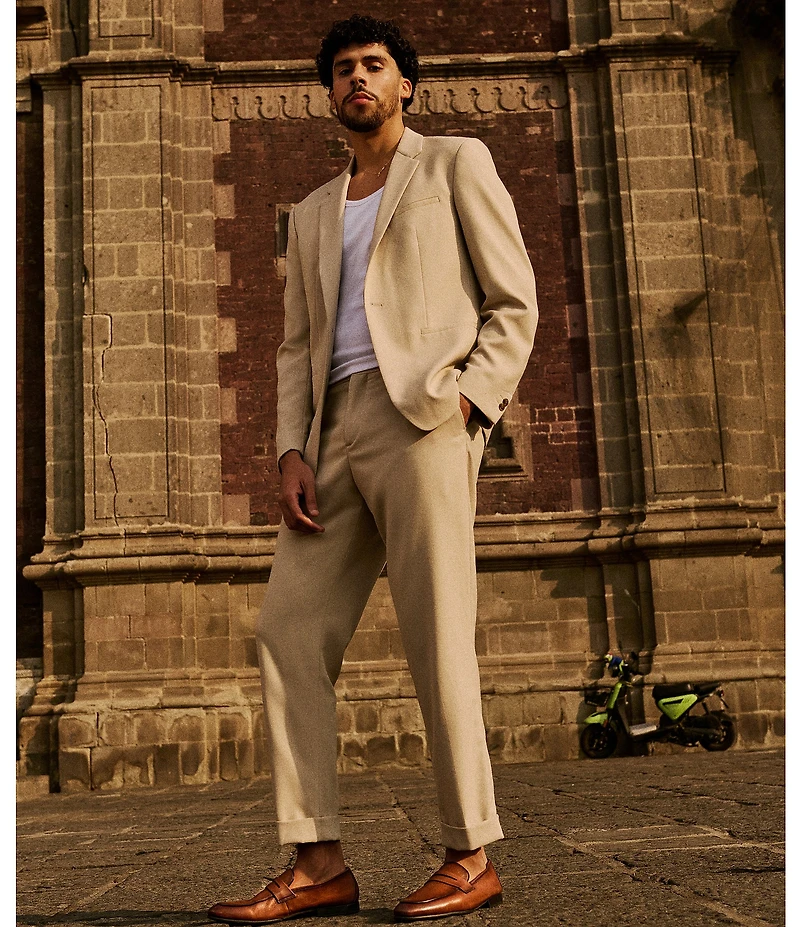 Steve Madden Men's Boca Leather Penny Loafers