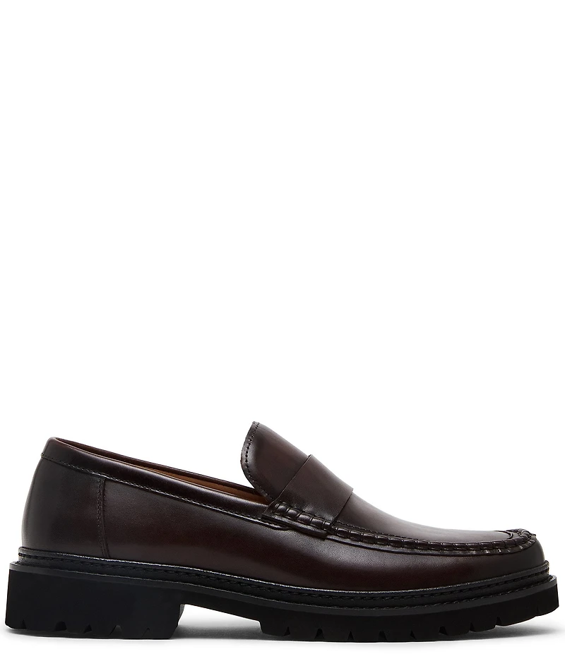 Steve Madden Men's Bradner Leather Lug Loafers