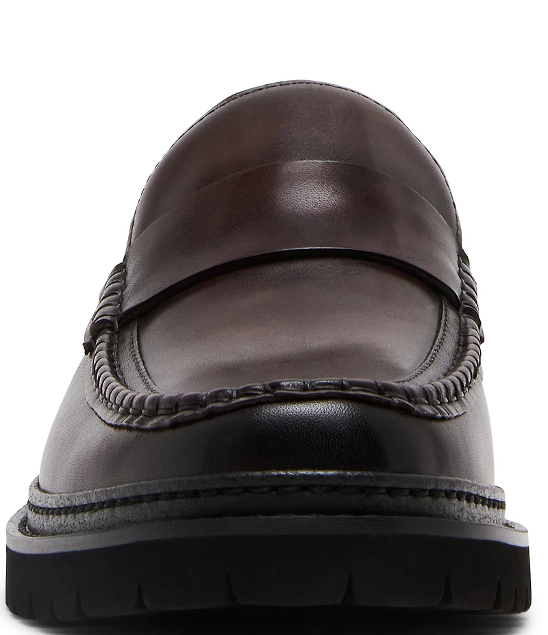 Steve Madden Men's Bradner Leather Lug Loafers