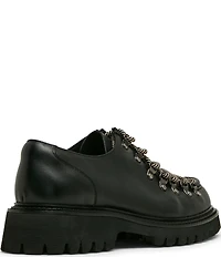 Steve Madden Men's Campello Leather Hiker Derby Lug Sole Oxford