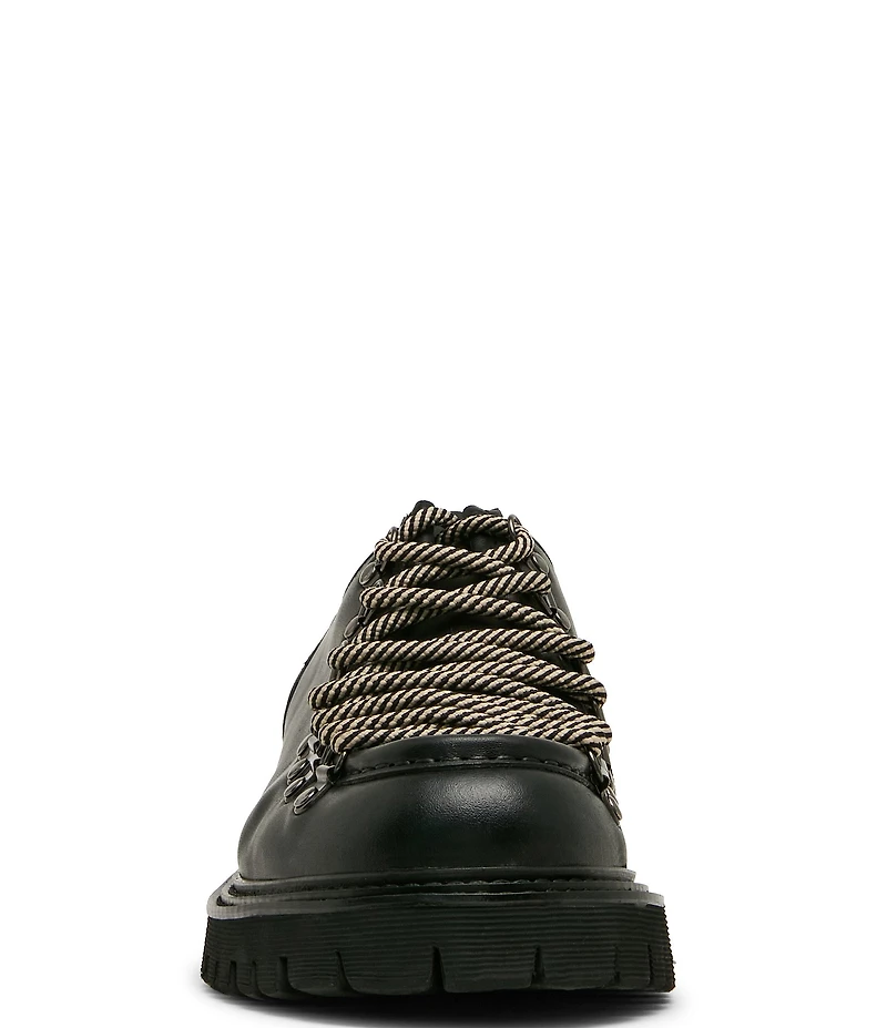 Steve Madden Men's Campello Leather Hiker Derby Lug Sole Oxford