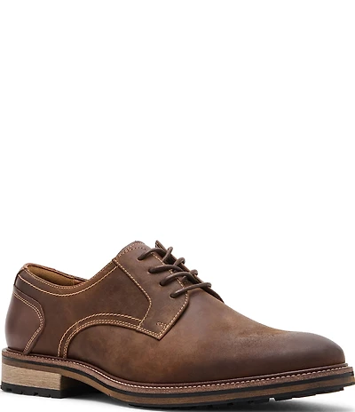 Steve Madden Men's Carlsbad Leather Lace Up Oxfords