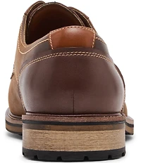 Steve Madden Men's Carlsbad Leather Lace Up Oxfords