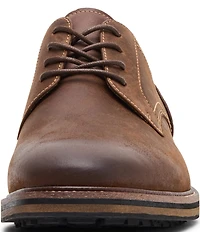 Steve Madden Men's Carlsbad Leather Lace Up Oxfords