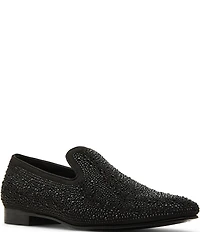 Steve Madden Men's Cashh Rhinestone Embellished Slip On Loafers