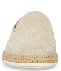 Steve Madden Men's Caydenn Perforated Suede Casual Slip On Espadrille Sneakers