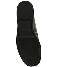 Steve Madden Men's Chester Snake Print Leather Loafers