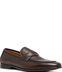 Steve Madden Men's Chevoit Leather Slip On Dress Loafers