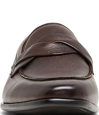 Steve Madden Men's Chevoit Leather Slip On Dress Loafers