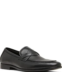 Steve Madden Men's Chevoit Leather Slip On Dress Loafers