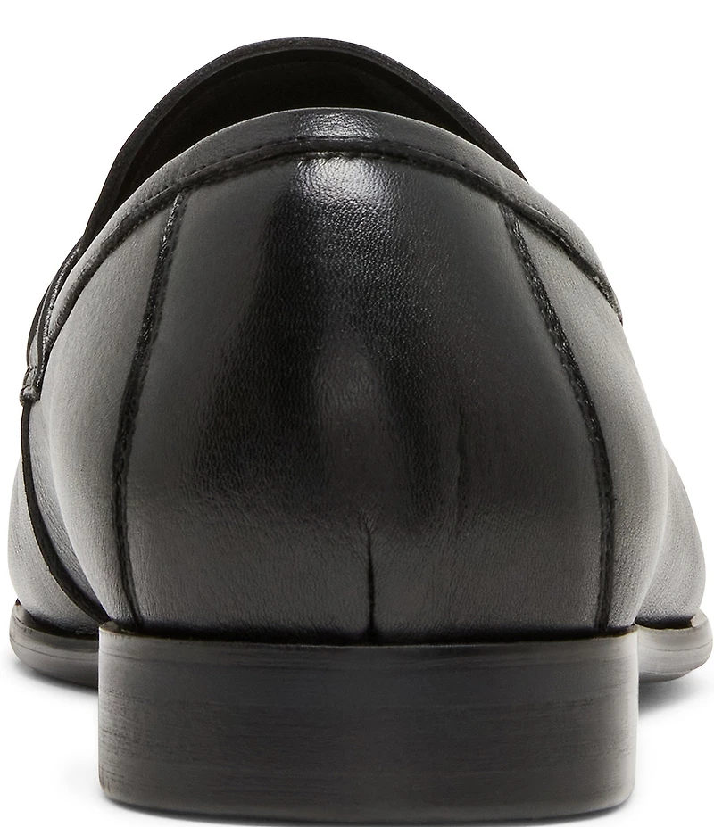 Steve Madden Men's Chevoit Leather Slip On Dress Loafers