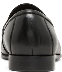 Steve Madden Men's Chevoit Leather Slip On Dress Loafers