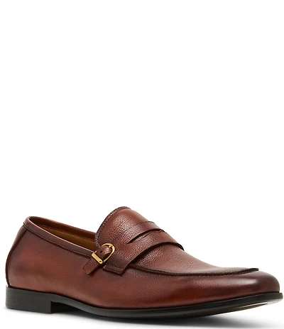 Steve Madden Men's Chilo Leather Dress Penny Loafers