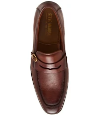 Steve Madden Men's Chilo Leather Dress Penny Loafers