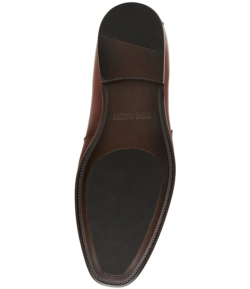 Steve Madden Men's Chilo Leather Dress Penny Loafers