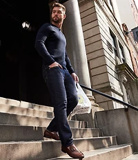 Steve Madden Men's Chivan Quilted Leather Bit Buckle Dress Slip On Loafers