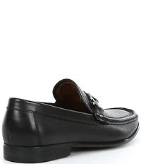Steve Madden Men's Chivan Quilted Leather Bit Buckle Dress Slip On Loafers