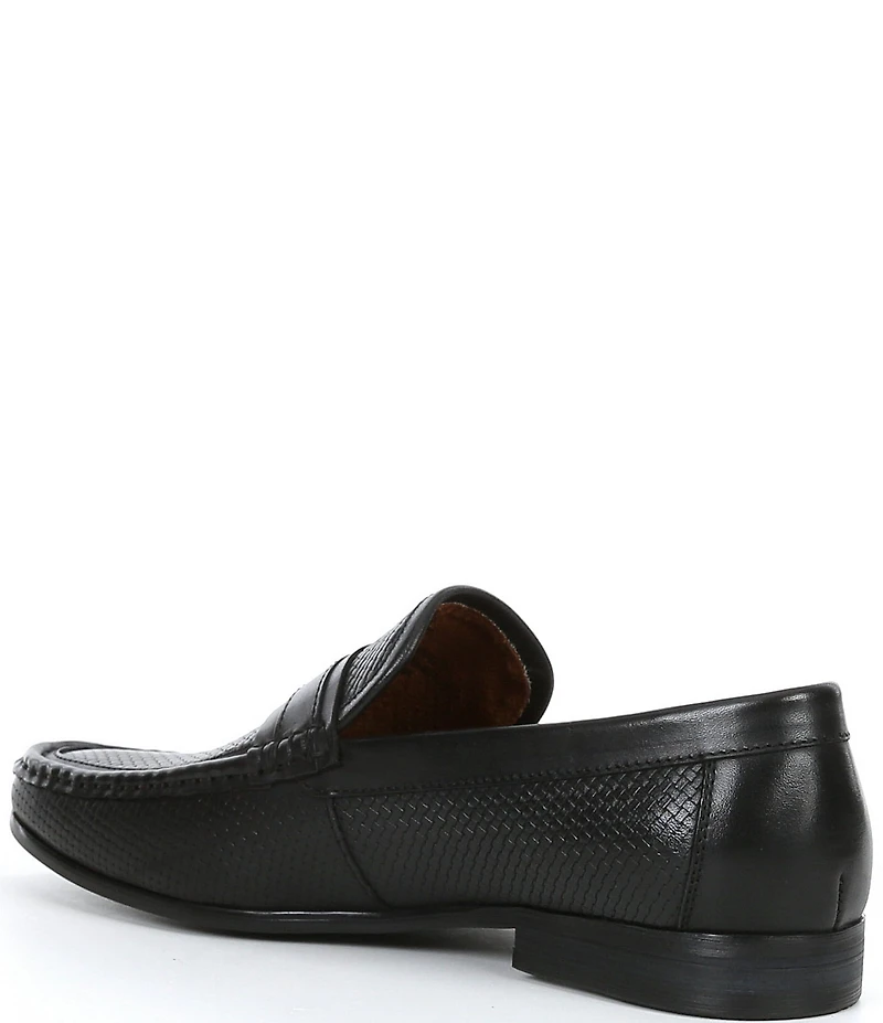 Steve Madden Men's Chivan Quilted Leather Bit Buckle Dress Slip On Loafers