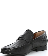 Steve Madden Men's Chivan Quilted Leather Bit Buckle Dress Slip On Loafers