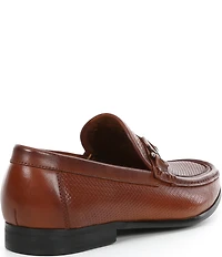 Steve Madden Men's Chivan Quilted Leather Bit Buckle Dress Slip On Loafers