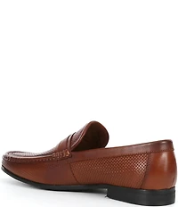 Steve Madden Men's Chivan Quilted Leather Bit Buckle Dress Slip On Loafers