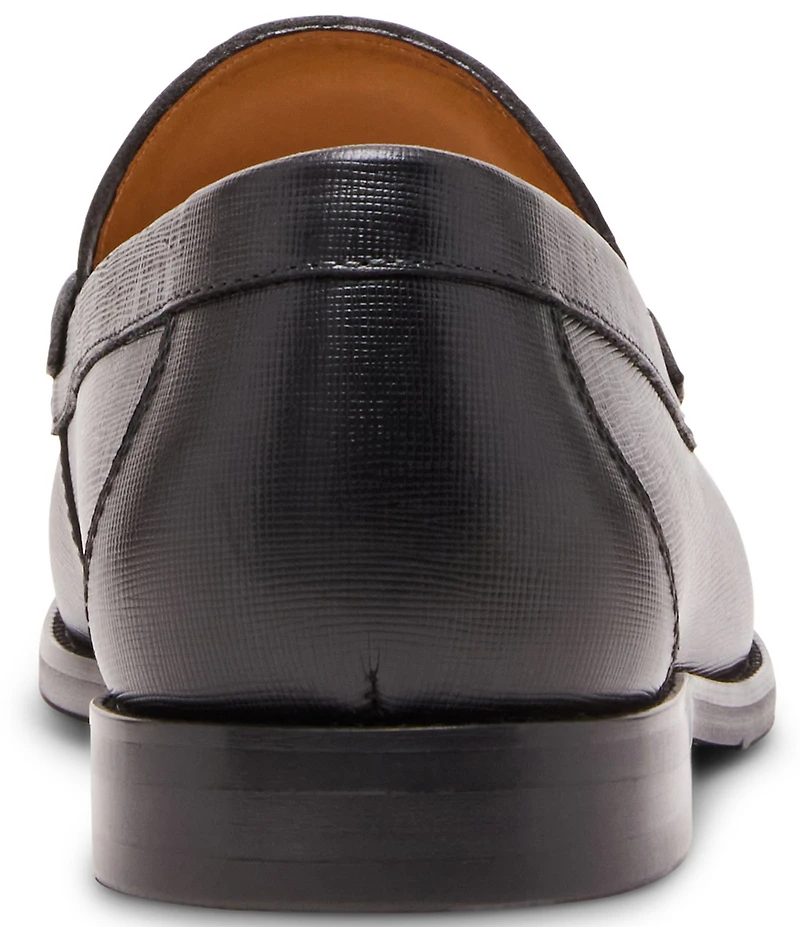 Steve Madden Men's Colver Leather Slip on Loafers