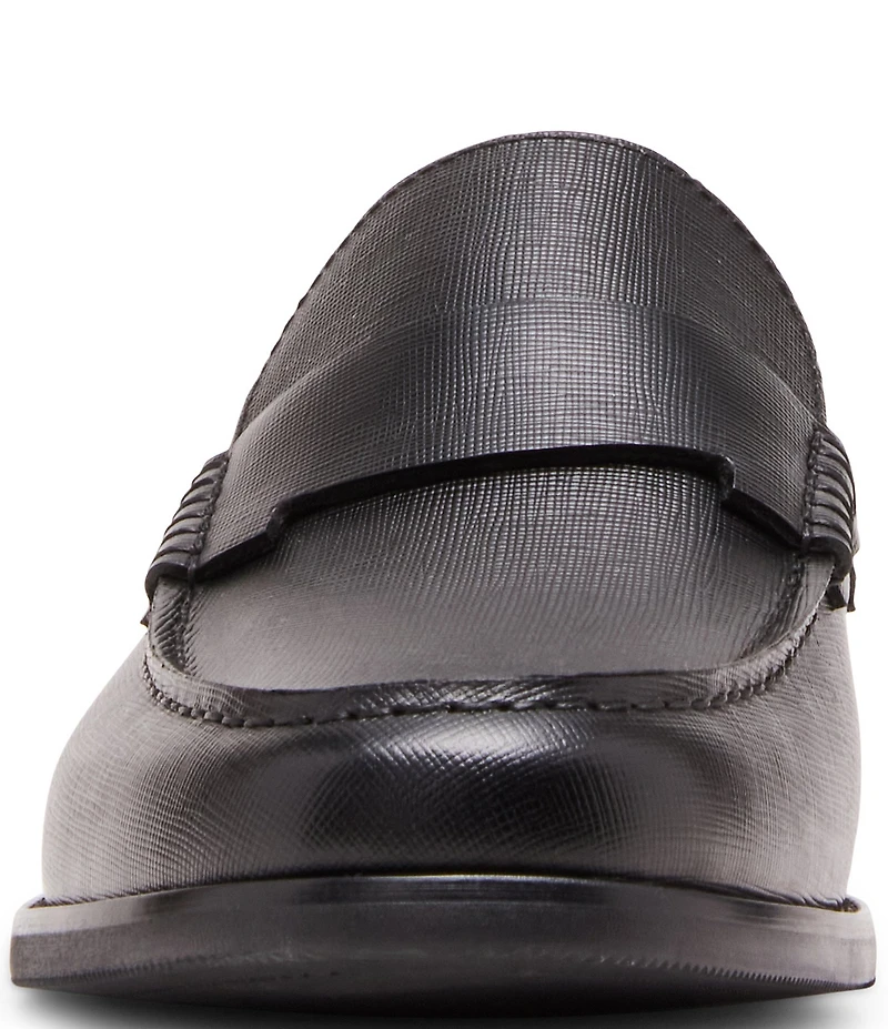 Steve Madden Men's Colver Leather Slip on Loafers