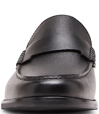 Steve Madden Men's Colver Leather Slip on Loafers