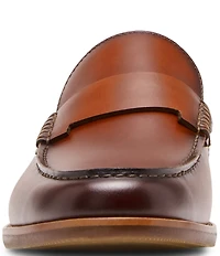 Steve Madden Men's Colver Leather Slip on Loafers