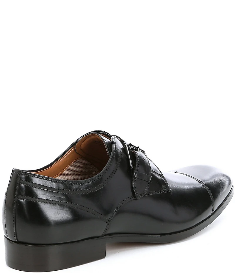 Steve Madden Men's Covet Leather Monk Strap Oxfords
