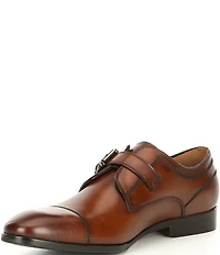 Steve Madden Men's Covet Leather Monk Strap Oxfords