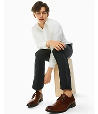 Steve Madden Men's Covet Leather Monk Strap Oxfords
